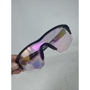 SPY optic Sunglasses Screw Glossy Black Frame With Pink Tinted Lens 126-0-125